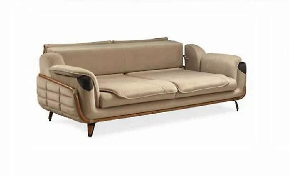 JVmoebel Sofa Sofa 3 Sitzer Klassische Couchen Luxus Möbel Sofas Stoff Couc günstig online kaufen