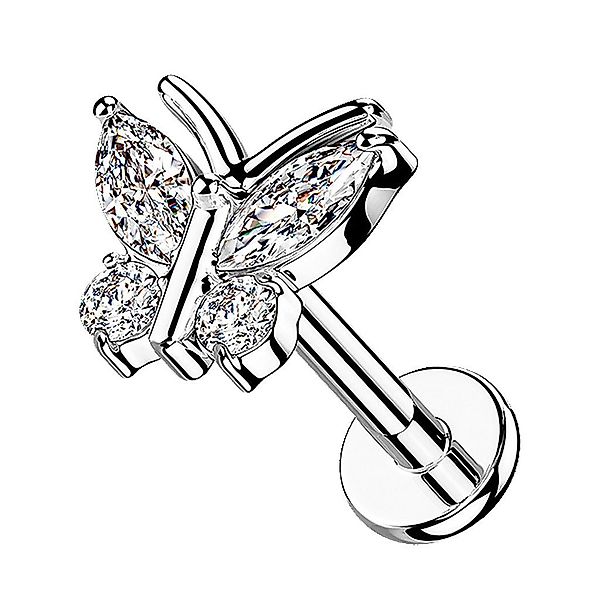 Taffstyle Piercing-Set Labret Tragus Piercing flach günstig online kaufen