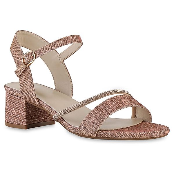 VAN HILL 841568 Riemchensandalette Damen Riemchensandaletten Sandaletten Gl günstig online kaufen