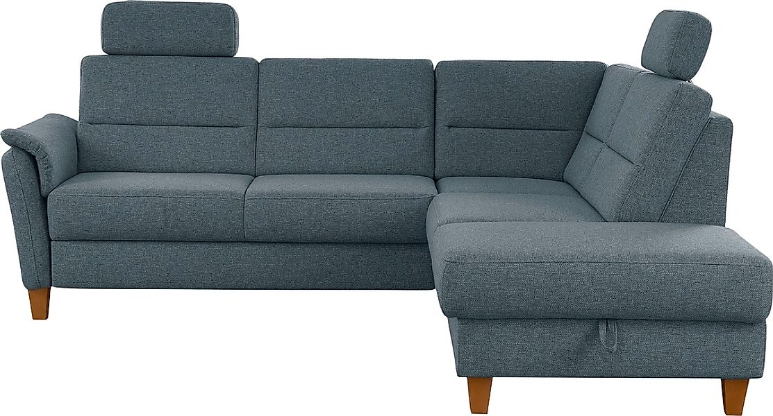 Home affaire Ecksofa »Palmera L-Form«, Federkern, wahlweise mit Bettfunktio günstig online kaufen