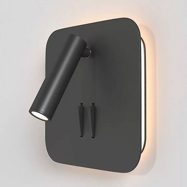 LED Wandleuchte Ios in Schwarz 2x 5W 550lm rund günstig online kaufen