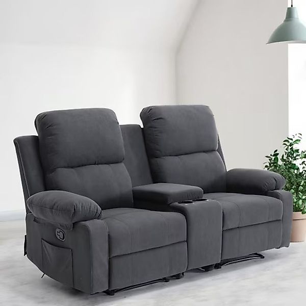 Odikalo 2-Sitzer Relaxsofa Freizeitsofa Kinosofa Armlehnensofa günstig online kaufen