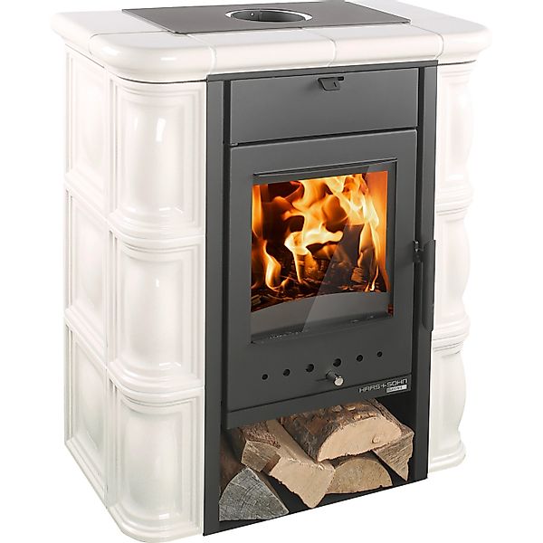 Haas+Sohn Tirol Kaminofen Keramik Creme 6 kW günstig online kaufen
