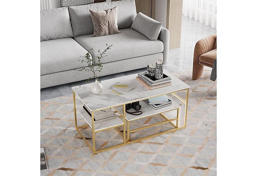 Furnishings Home Couchtisch Rechteck Satztisch Beistelltisch stapelbarer So günstig online kaufen