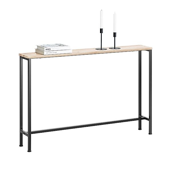 SoBuy Konsolentisch Flurtisch Sideboard Beistelltisch Natur FSB19-XL-Z günstig online kaufen