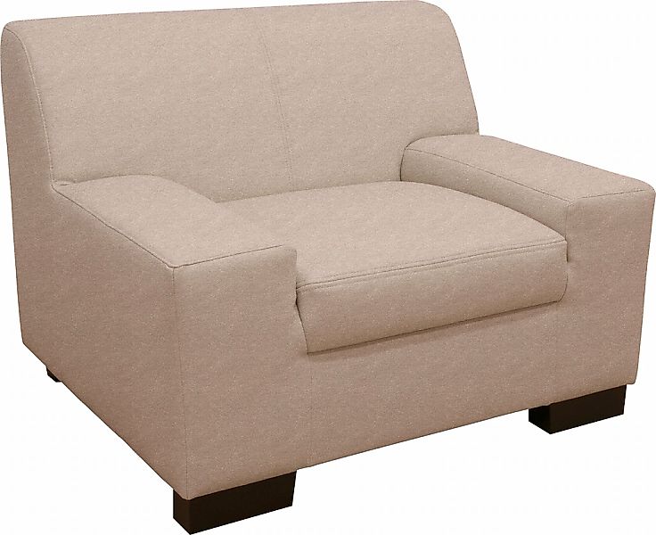 DOMO collection Sessel "Norma kubisch und zeitlos, komfortabel, flache Arml günstig online kaufen