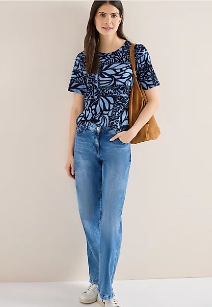 CECIL Kurzarm T-Shirt mit Patchwork Print günstig online kaufen