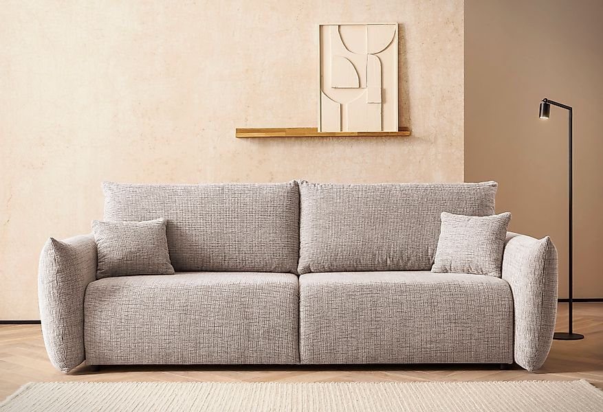 Home affaire 3-Sitzer »MAVAS Schlafsofa mit Bettkasten« ca.240/108cm (Liege günstig online kaufen