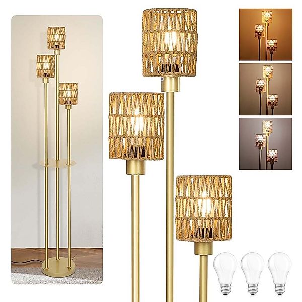 LMaxhome LED Stehlampe Boho Stehleuchte Dimmbar günstig online kaufen