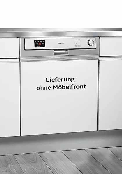 Sharp teilintegrierbarer Geschirrspüler »QW-HX12S47ES-DE«, 12 Maßgedecke günstig online kaufen