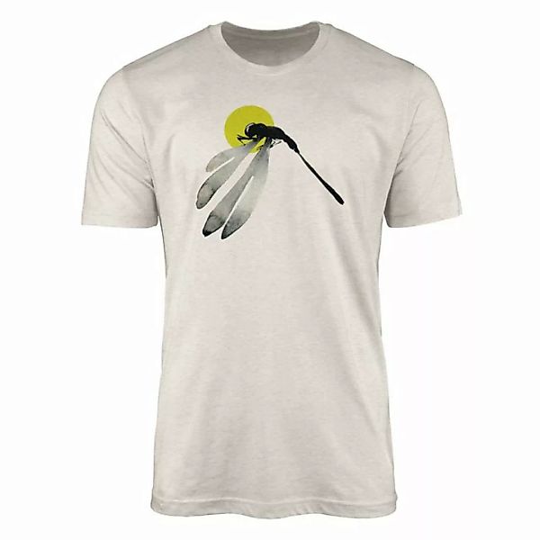 Sinus Art T-Shirt Herren Shirt 100% Bio-Baumwolle T-Shirt Aquarell Motiv Li günstig online kaufen