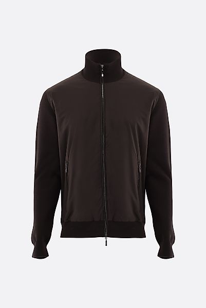 Hybrid-Strickjacke mit Baumwolle günstig online kaufen