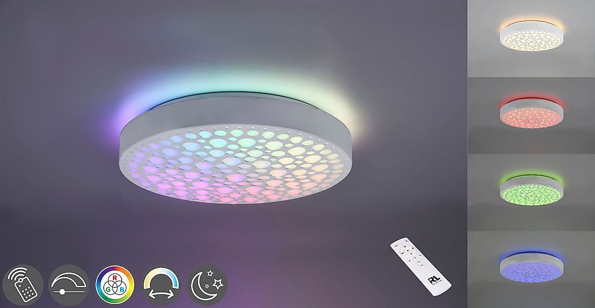 Reality Leuchten LED Deckenleuchte Chizu, CCT günstig online kaufen