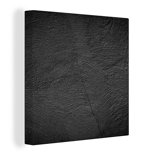 OneMillionCanvasses® Leinwandbild Beton - Schwarz - günstig online kaufen