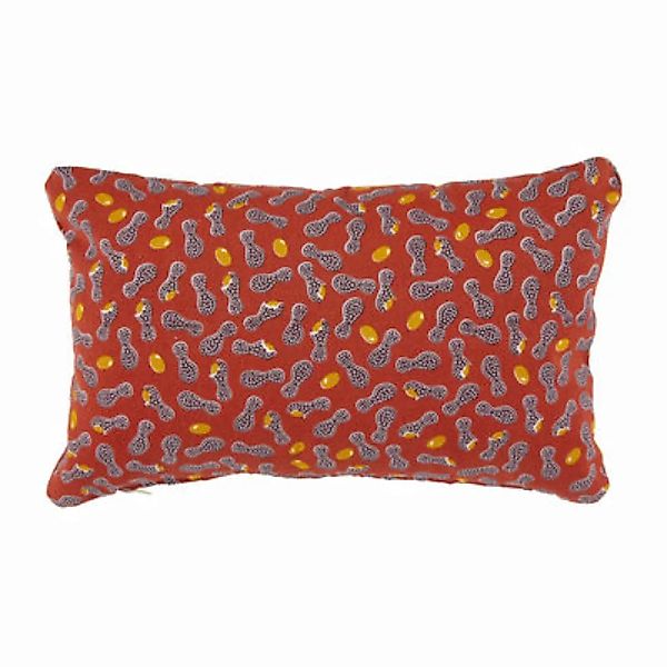 Outdoor-Kissen Envie d'ailleurs - Cacahuètes textil orange / 44 x 30 cm - F günstig online kaufen