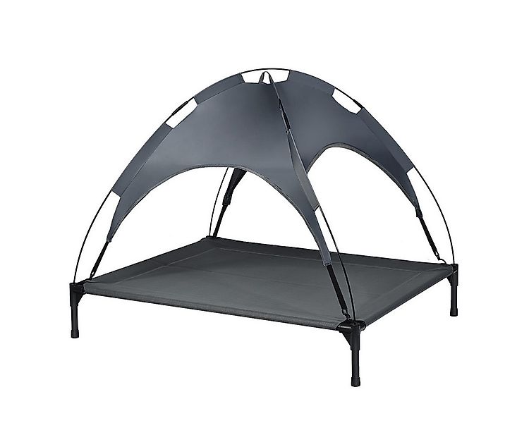 COSTWAY Hundematte Hundebett, erhöhtes Haustierbett, mit Überdachung günstig online kaufen