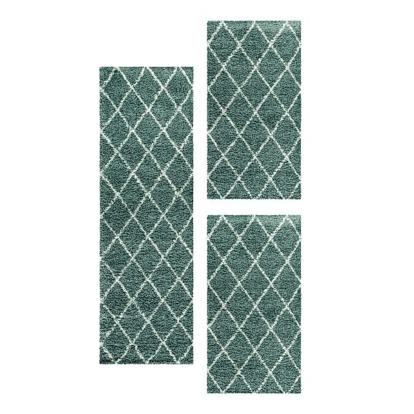 Carpettex Hochflor-Bettumrandung Geometrisch Design, Höhe 30 günstig online kaufen