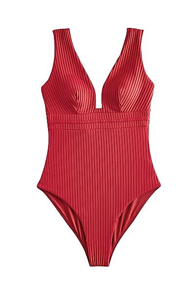 Next Badeanzug Bauchformender Badeanzug mit tiefem günstig online kaufen