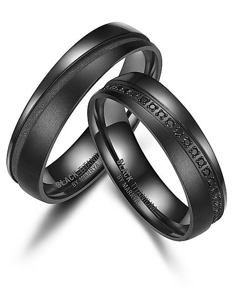 MARRYA Trauring BLACK TITANIUM by MARRYA günstig online kaufen
