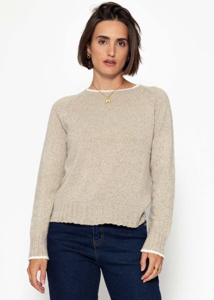 SASSYCLASSY Strickpullover Pullover mit Raglanärmeln für günstig online kaufen