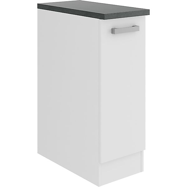 OPTIFIT Oslo214 Küchen-Unterschrank 30 cm Feinstruktur Weiß günstig online kaufen