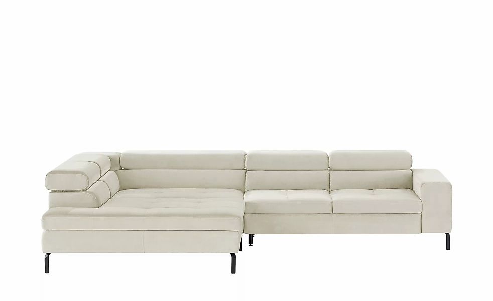 Gallery M Ecksofa  Felicia Due ¦ creme ¦ Maße (cm): B: 309 H: 72 T: 215.0 P günstig online kaufen