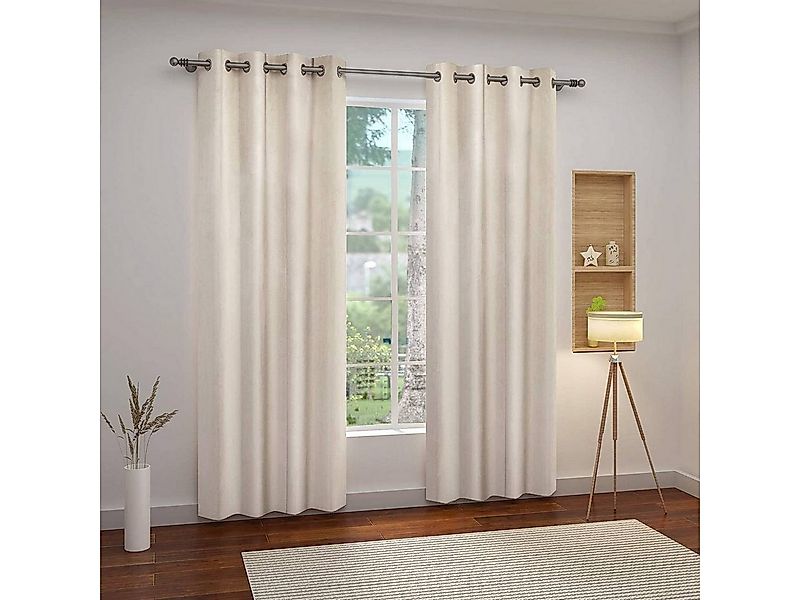 Woltu Verdunkelungsvorhang (2 St), Stangendurchzug, verdunkelnd, mit Ösen b günstig online kaufen