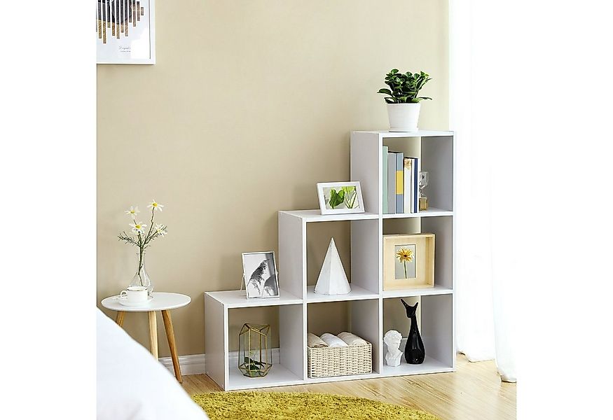 VASAGLE Bücherregal Raumteiler, Würfelregal, freistehend günstig online kaufen