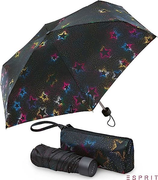 Esprit Taschenregenschirm Ultra Mini Pouch mit Tasche - Starburst - multime günstig online kaufen