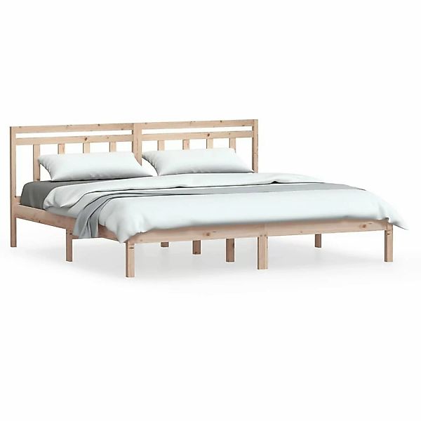 vidaXL Massivholzbett Kiefer 200x200 cm1039478 günstig online kaufen