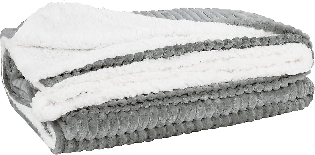 Wohndecke Flanell Kuscheldecke 150x200 cm Ezeiza, günstig online kaufen