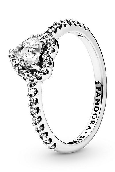 Pandora Silberring Damen-Ring Elevated Heart günstig online kaufen