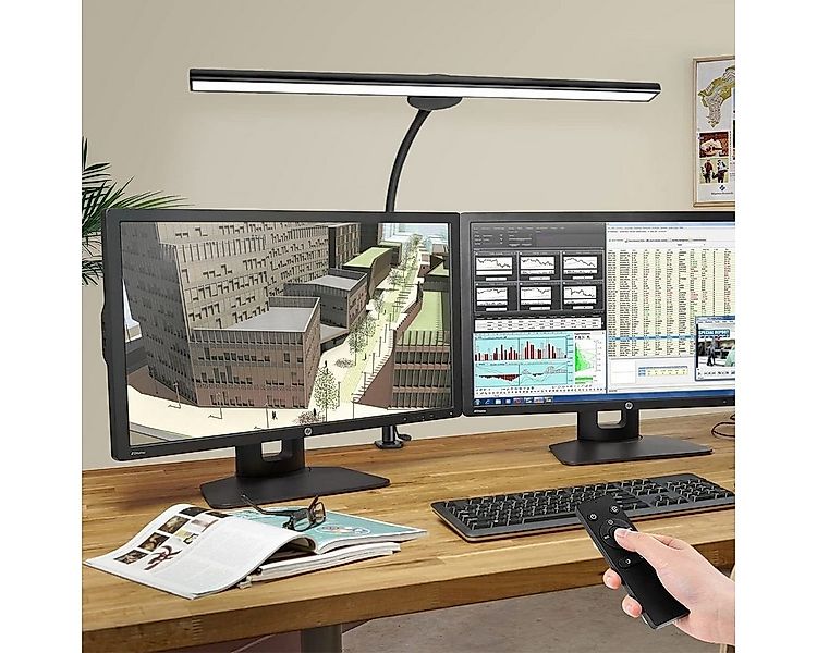 DOPWii LED Schreibtischlampe 46cm LED Tischleuchte mit verstellbarem Arm, 8 günstig online kaufen