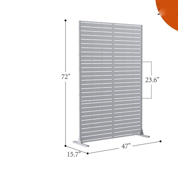 GarveeMore Paravent Metall Privatsphäre Bildschirm im günstig online kaufen