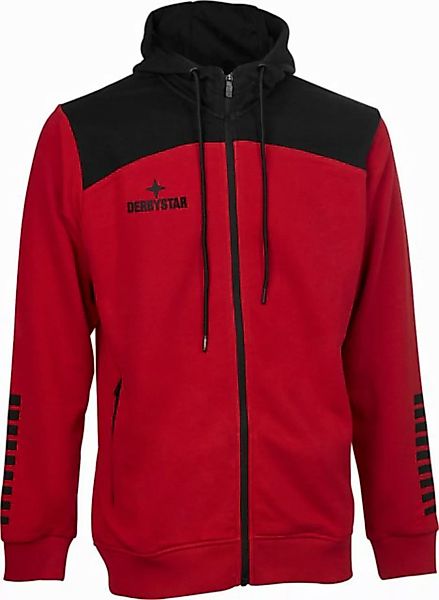 Derbystar Hoodie Kapuzen-Sweatjacke Ultimo v23 ROT SCHWARZ günstig online kaufen