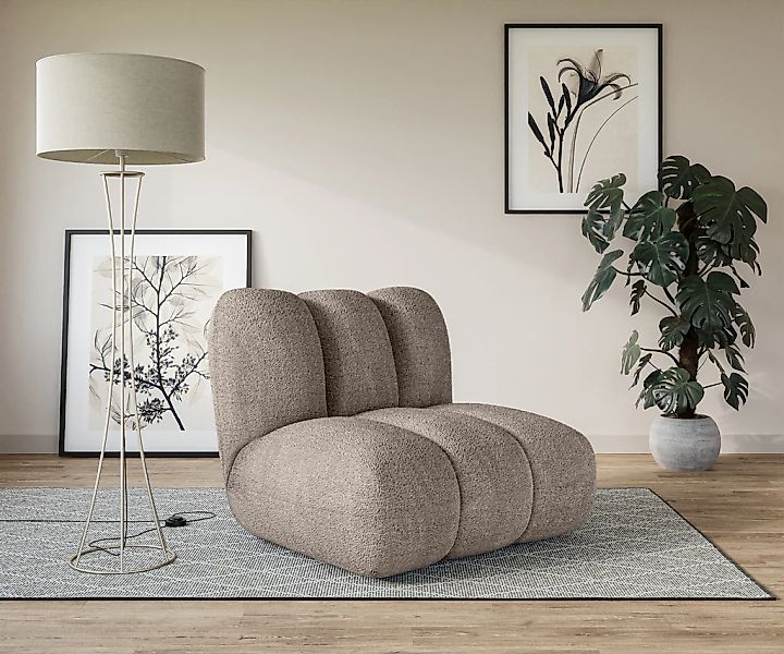 LeGer Home by Lena Gercke Sessel "Priya Loungesessel, moderne Steppung, auc günstig online kaufen