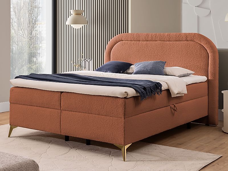 S-Style Möbel Boxspringbett Sonna mit Topper günstig online kaufen