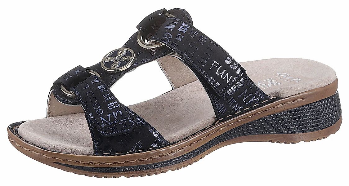 Ara Pantolette "HAWAII", Keilabsatz, Sommerschuh, Schlappen mit Klett günstig online kaufen