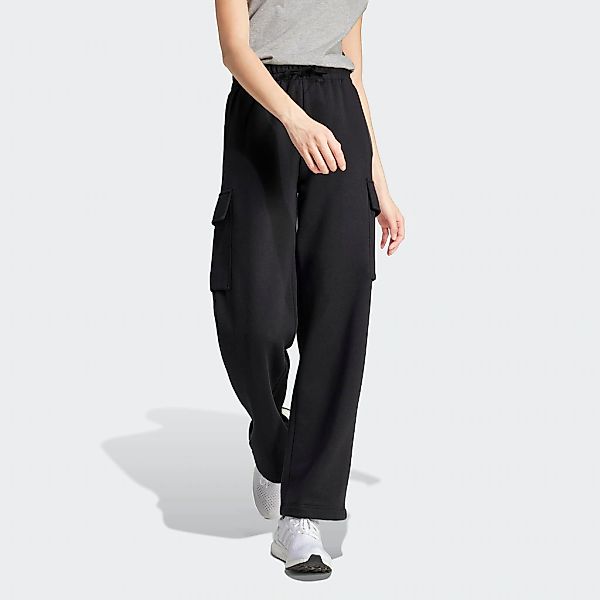 adidas Sportswear Sporthose "W LIN FL CARGO" Cargohose mit flauschiger Inne günstig online kaufen