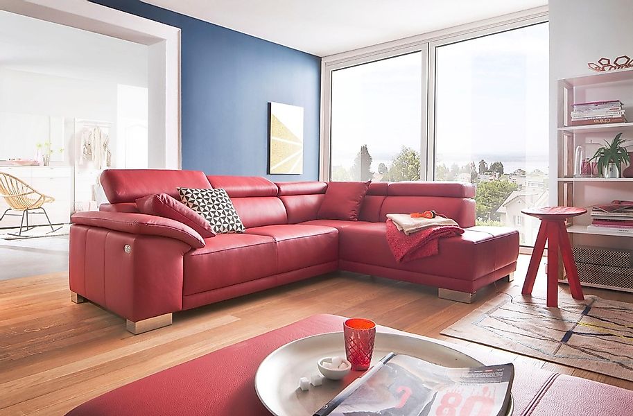 3C Candy Ecksofa "Menorca modern und bequem, OTTOs Choice, L-Form" Kopfteil günstig online kaufen