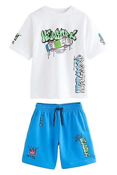Next T-Shirt & Shorts T-Shirt und Shorts aus 100 % Baumwolle, Set (2-tlg) günstig online kaufen