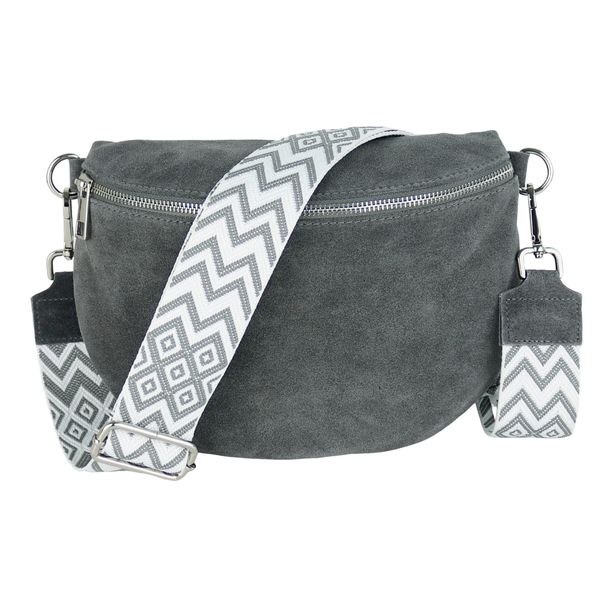 MIRROSI Bauchtasche Damen,Wildleder, Made in Italy,Umhängetasche, günstig online kaufen