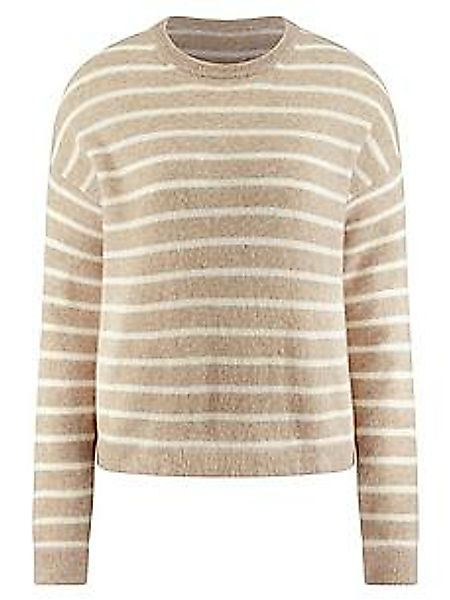 Rundhals-Pullover aus Kaschmir include beige günstig online kaufen