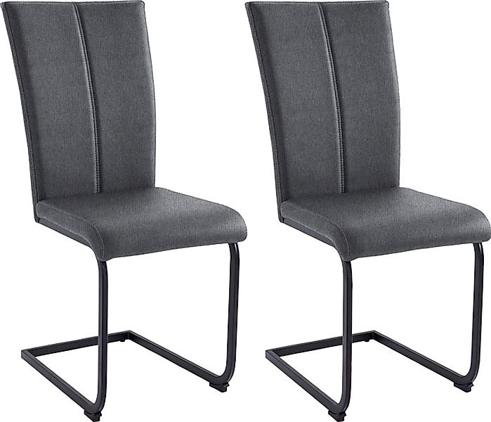 Home affaire Freischwinger »Nils« (Set) 2 Stk. Struktur grob   Strukturstof günstig online kaufen