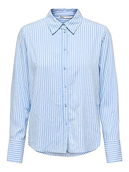 ONLY Blusenshirt Bequemes Basic-Shirt mit Rundhalsausschnitt und langen Ärm günstig online kaufen