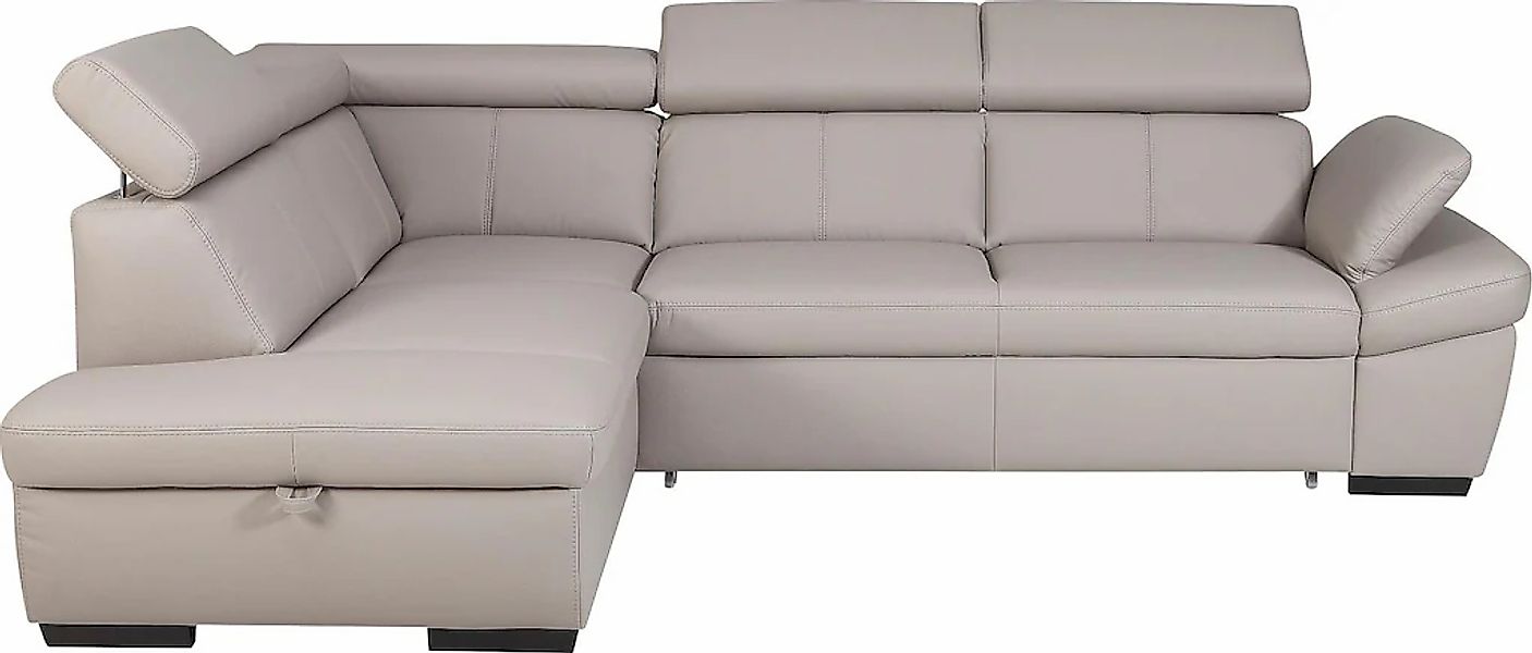 exxpo - sofa fashion Ecksofa "Salerno, Funktionssofa, hoher Sitzkomfort, Br günstig online kaufen