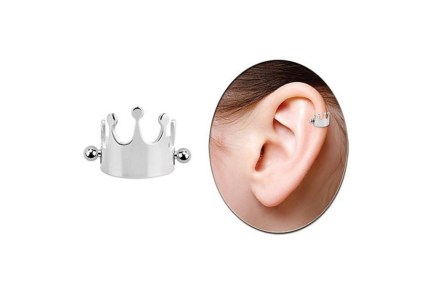 Adelia´s Dehnschnecke Piercing  Ohrpiercing, Helix Schild in Form einer Kro günstig online kaufen