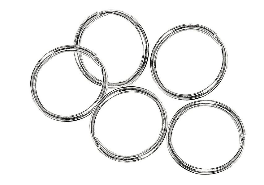 VBS Schlüsselanhänger Set Schlüsselrspaltringe, 5 Stück günstig online kaufen