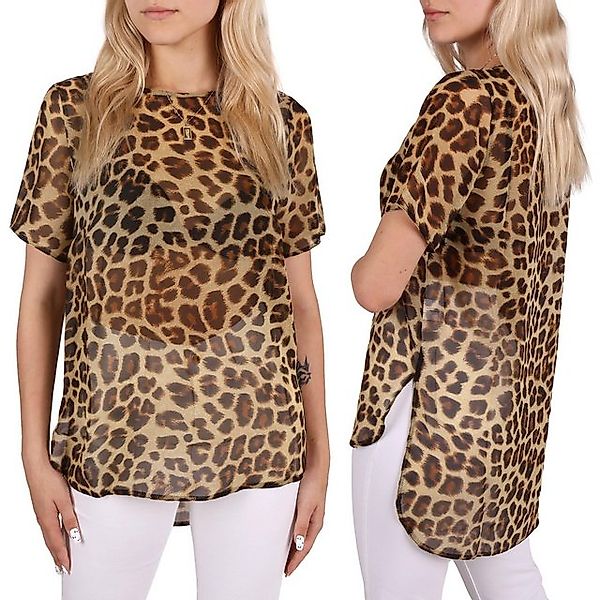 Sarcia.eu Blusentop Luftige Bluse mit Schlitzen, Leopardenmuster John Zack, günstig online kaufen