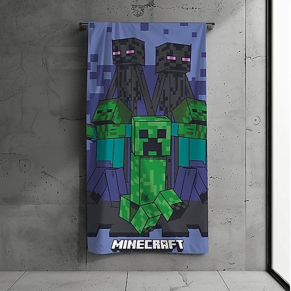 MTOnlinehandel Badetuch Minecraft 70x140 cm, 100% günstig online kaufen